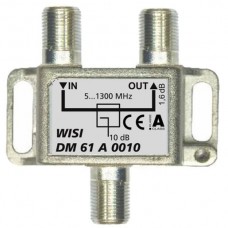 F-Abzweiger WISI DM61A 0010 1-fach 10dB 5-1300MHz
