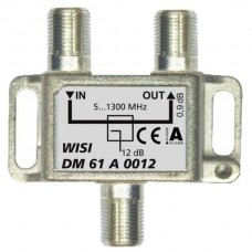 F-Abzweiger WISI DM61A 0012 1-fach 12dB 5-1300MHz