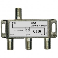 F-Abzweiger WISI DM62A 0008 2-fach 8dB 5-1300MHz