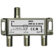 F-Abzweiger WISI DM62A 0010 2-fach 10dB 5-1300MHz