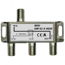 F-Abzweiger WISI DM62A 0020 2-fach 20dB 5-1300MHz