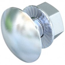 Flachrundschraube M6x12 mit Kombimutter zu Kabelleiter - 100 Stück