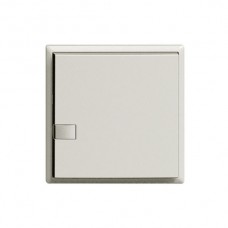 Frontset Impuls/Minuterie 1K/1T Zeptrion 60×60mm hellgrau