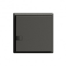 Frontset Impuls/Minuterie 1K/1T Zeptrion 60×60mm schwarz