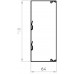 Installationskanal Bettermann LKM 60x150x2000mm verzinnt reinweiss - Länge = 2m