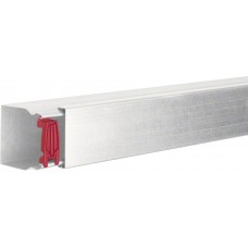 Installationskanal tehalit LFS 60×60×2000mm (B×H×L) Stahl verkehrsweiss - Länge = 2m