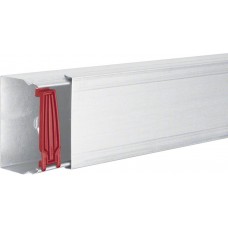 Installationskanal tehalit LFS 100×60×2000mm (B×H×L) Stahl verkehrsweiss  - Länge = 2m