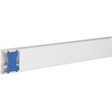 Installationskanal tehalit ATA 50×20×2000mm Trennwand verkehrsweiss - Länge = 2m