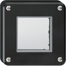 Oberteil Hager robusto schwarz mit Membrane für Druckschalter & -taster Oberteil Hager robusto schwarz mit Membrane für Druckschalter & -taster
