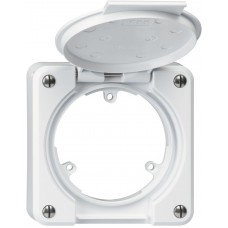 Oberteil Hager robusto weiss mit Klappdeckel 3-Punkt mit Reduzierfrontscheibe Oberteil Hager robusto weiss mit Klappdeckel 3-Punkt mit Reduzierfrontscheibe