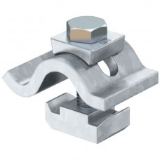 Spannklaue leicht + 6 Kantmutter M10x50mm tauchfeuerverzinkt