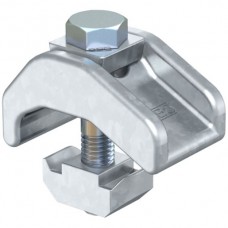 Spannklaue schwer + 6 Kantmutter M12x65mm tauchfeuerverzinkt