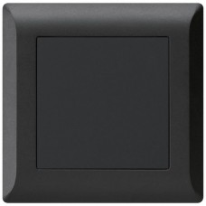 UP-Blindabdeckung schwarz kallysto.line 92x92 ohne Schraube