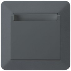 UP-Hotelcard-Schalter anthrazit kallysto.trend 10A 250V 94x94mm