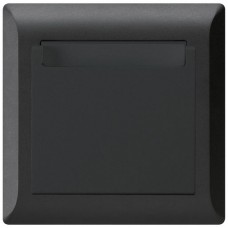 UP-Hotelcard-Schalter schwarz kallysto.line 10A 250V 92x92mm