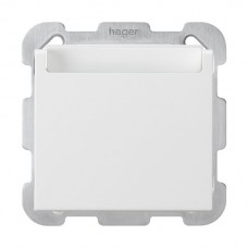 UP-Hotelcard-Schalter weiss kallysto 10A 250V ohne Abdeckrahmen