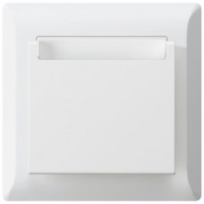 UP-Hotelcard-Schalter weiss kallysto.line 10A 250V 92x92mm