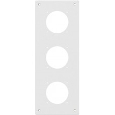 UP-Montageplatte Hager robusto 3×1 Aluminium weiss UP-Montageplatte Hager robusto 3×1 Aluminium weiss