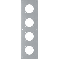 UP-Montageplatte Hager robusto 4×1 Aluminium natur UP-Montageplatte Hager robusto 4×1 Aluminium natur