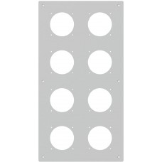 UP-Montageplatte Hager robusto 4×2 Aluminium grau UP-Montageplatte Hager robusto 4×2 Aluminium grau