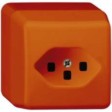 AP-Steckdose Hager basico T23 orange