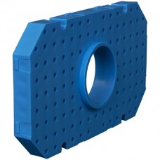 Apparateträger Einsatz Gr.2x1 Eldoline blau 165x65x10mm 850°