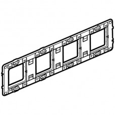 Befestigungsplatte für Batibox Legrand 1×2×4 Module