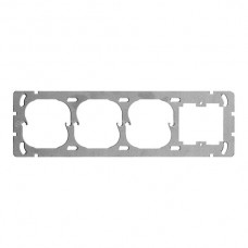 Befestigungsplatte 1x4 Feller 77x257mm horizontal