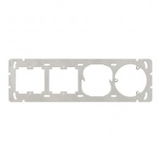 Befestigungsplatte 1x4 Feller 77x257mm horizontal