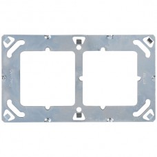 Befestigungsplatte 2x1/1x2 Arteor 139x85mm Stahl für 2+2M