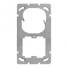 Befestigungsplatte 2x1 Feller 137x77mm für 1x52mm/1x freenet