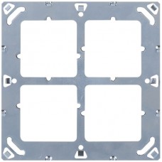 Befestigungsplatte 2x2 Arteor 150x150mm Stahl für 2x(2+2)M