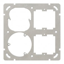 Befestigungsplatte 2x2 Feller 137x137mm 52 + freenet + 3×T13 + freenet