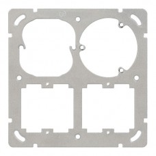 Befestigungsplatte 2x2 Feller 137x137mm 52 + 3×T13 + freenet + freenet