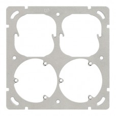 Befestigungsplatte 2x2 Feller 137x137mm für 2x52mm/3xT13/3xT13