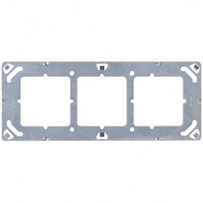 Befestigungsplatte 3x1/1x3 Arteor 199x85mm Stahl für 2+2+2M