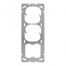 Befestigungsplatte 3x1 Feller 197x77mm für 2x52mm/1x freenet