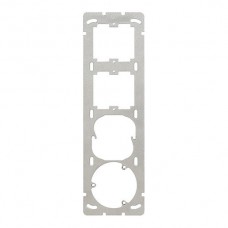 Befestigungsplatte 4x1 Feller 257x77mm  freenet + freenet + 52 + 3×T13