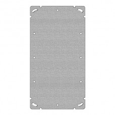 Befestigungsplatte 4x2 Feller 257x137mm ohne Ausschnitt mit 8 Ecklöchern