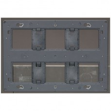 Befestigungsplatte 2x6/2x8/2x(2+2+2) Batibox für Mosaic horizontal und vertikal