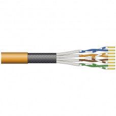 Datenkabel R&M, Kat.7 S/FTP 4P AWG23 1000MHz, Dca, orange - 500m