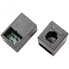 Direktadapter TT83f/RJ11f UTP, schwarz