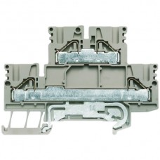 Doppelstock Klemme WM 4mm² Lpe beige