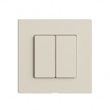 Druckschalter 2K/2T WLAN EDIZIOdue Wiser crema F Druckschalter 2K/2T WLAN EDIZIOdue Wiser crema F