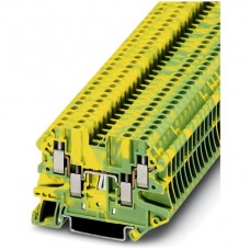 Durchgangs-Reihenklemme 0.14-4mm² grün-gelb UT 2.5-QUATTRO-PE