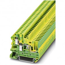 Durchgangs-Reihenklemme 0.14-6mm² grün-gelb UT 4-TWIN/1P-PE