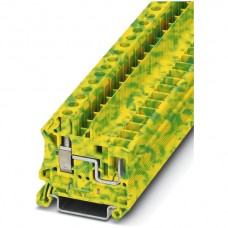 Durchgangs-Reihenklemme 0.2-10mm² grün-gelb UT 6/1P-PE