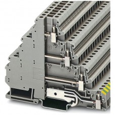 Durchgangs-Reihenklemme 0.2-6mm² grau DLK 4-PE