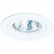 ENZ, NV-Downlight rund starr max.50W, 12V, GU5.3 weiss