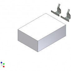 Einbetonier-Set zu Wandanschlussdose L W57350, L W57355